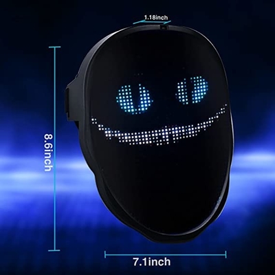 умный лицевой щиток гермошлема СИД 2000mAh
