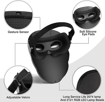 Bluetooth привело лицевой щиток гермошлема Editable освещает вверх для рождества хеллоуина