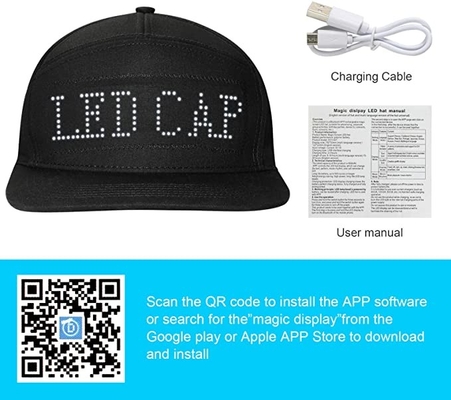 Крышки Programmable сообщения дисплея шляпы СИД Bluetooth Editable крутые