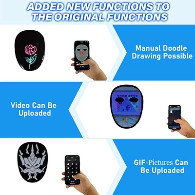 Programmable умный лицевой щиток гермошлема 3600pcs приведенный для партии Cosplay хеллоуина