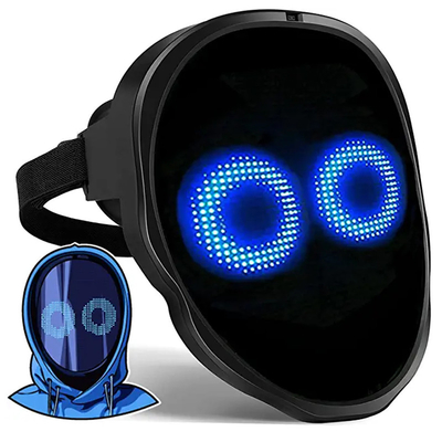 Изготовленное на заказ управление ПРИЛОЖЕНИЯ маски DIY СИД Bluetooth сторон для партии хеллоуина Cosplay