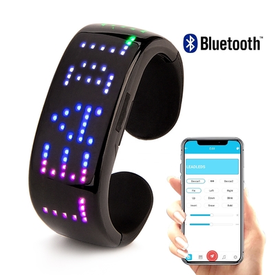 Картина текста Programe приложения браслета СИД дистанционного управления Bluetooth